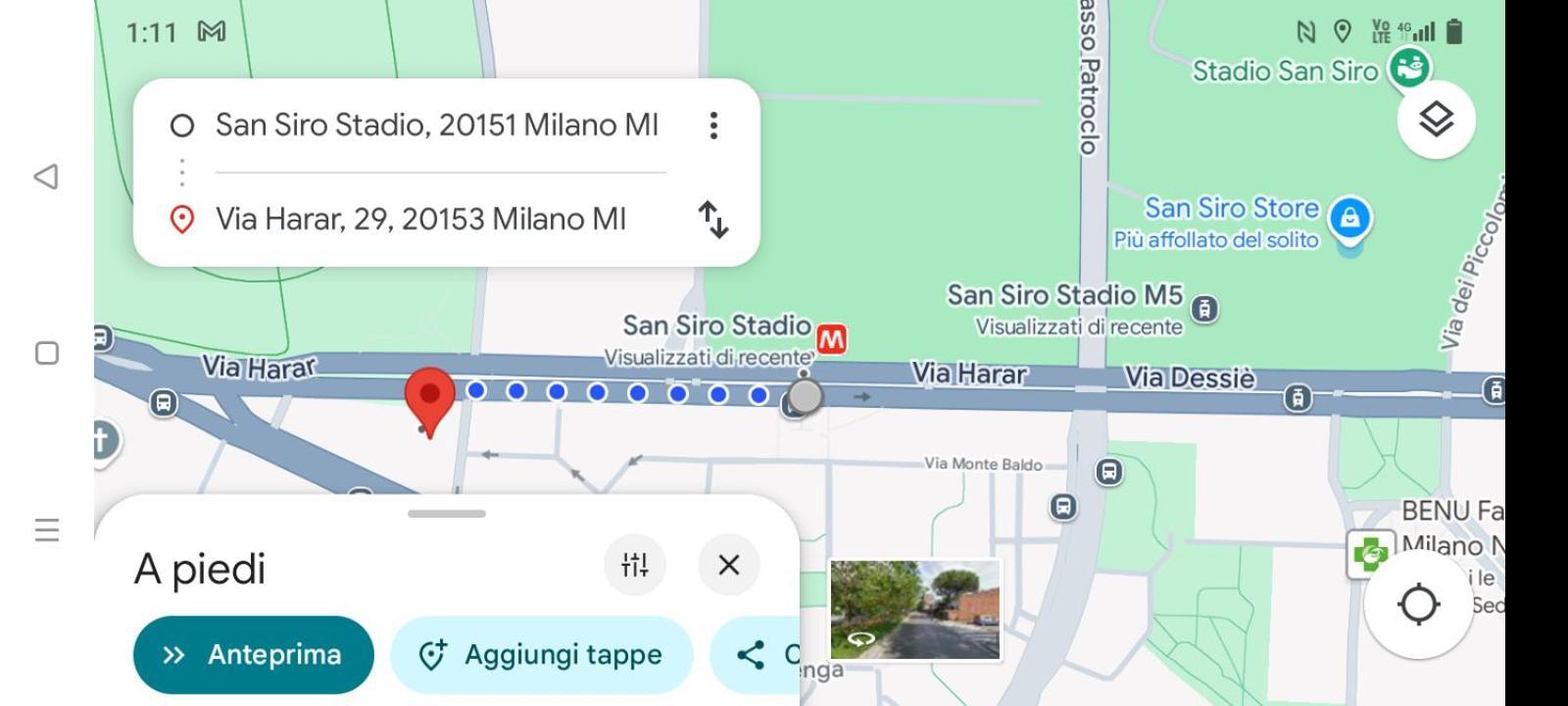 Camera Doppia A 700 Metri Dallo Stadio Cir 015146 米兰 外观 照片